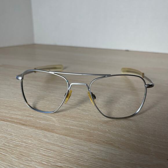 Randolph Engineering Aviator RE 140MM Sunglasses Matte Chrome AF-52-20 - Picture 2 of 10